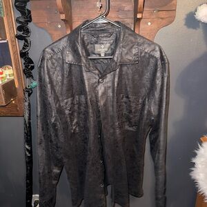 Men's Black Dress Shirt